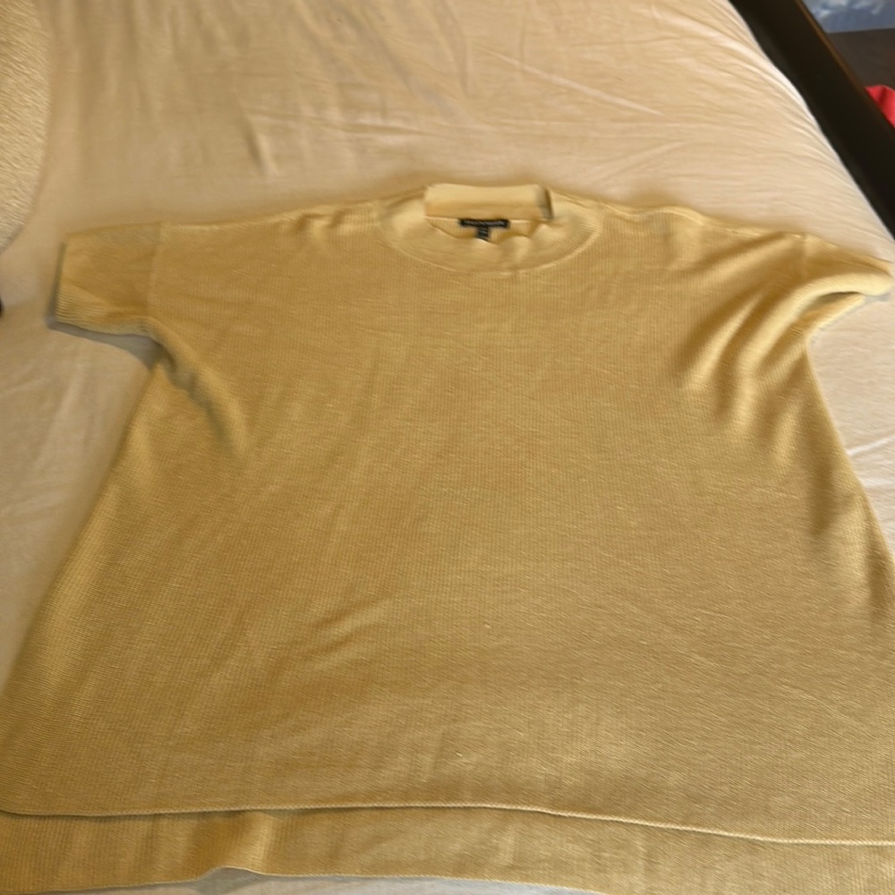 Eileen Fisher Yellow sweater turtleneck Size M